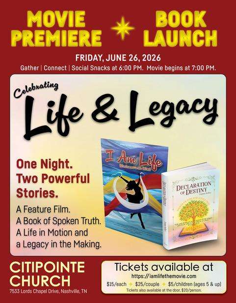 Life & Legacy: Movie Premiere and Book Launch