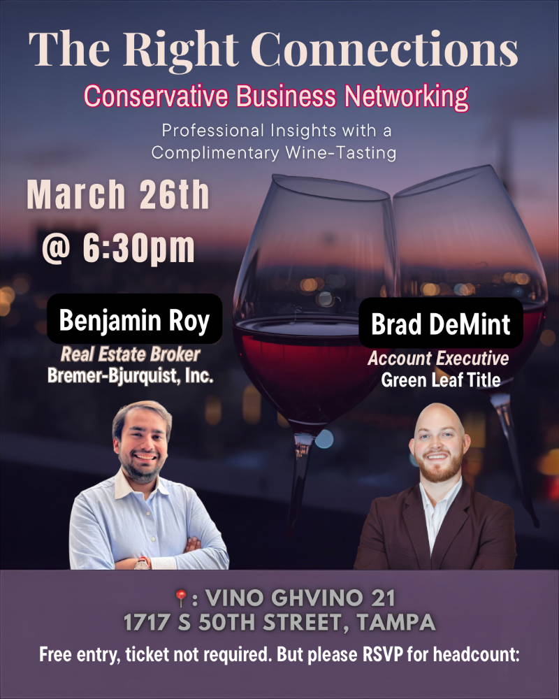 The Right Connections - Real Estate Wine Down