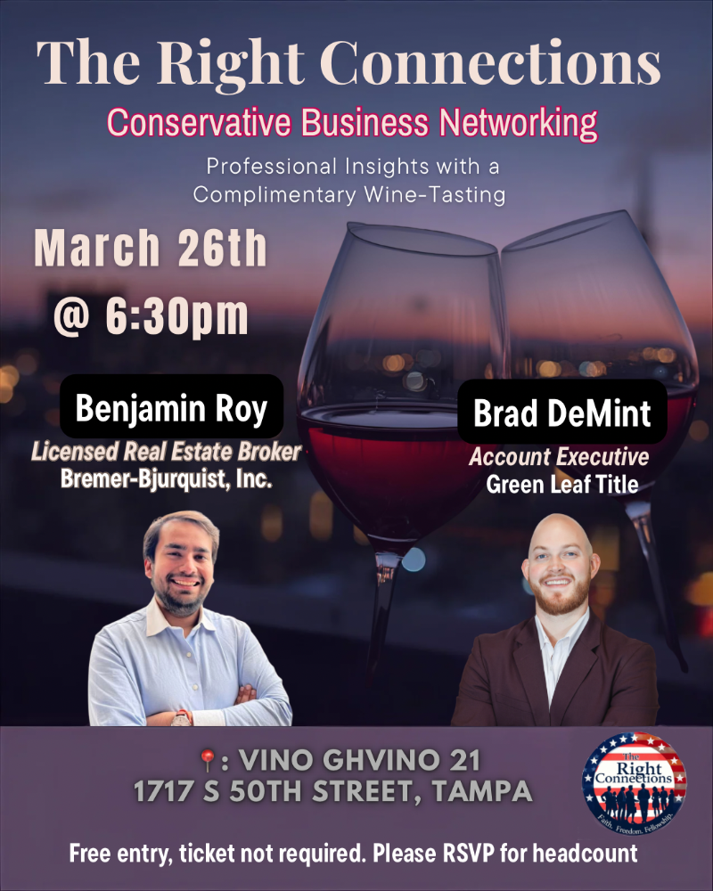 The Right Connections - Real Estate Wine Down