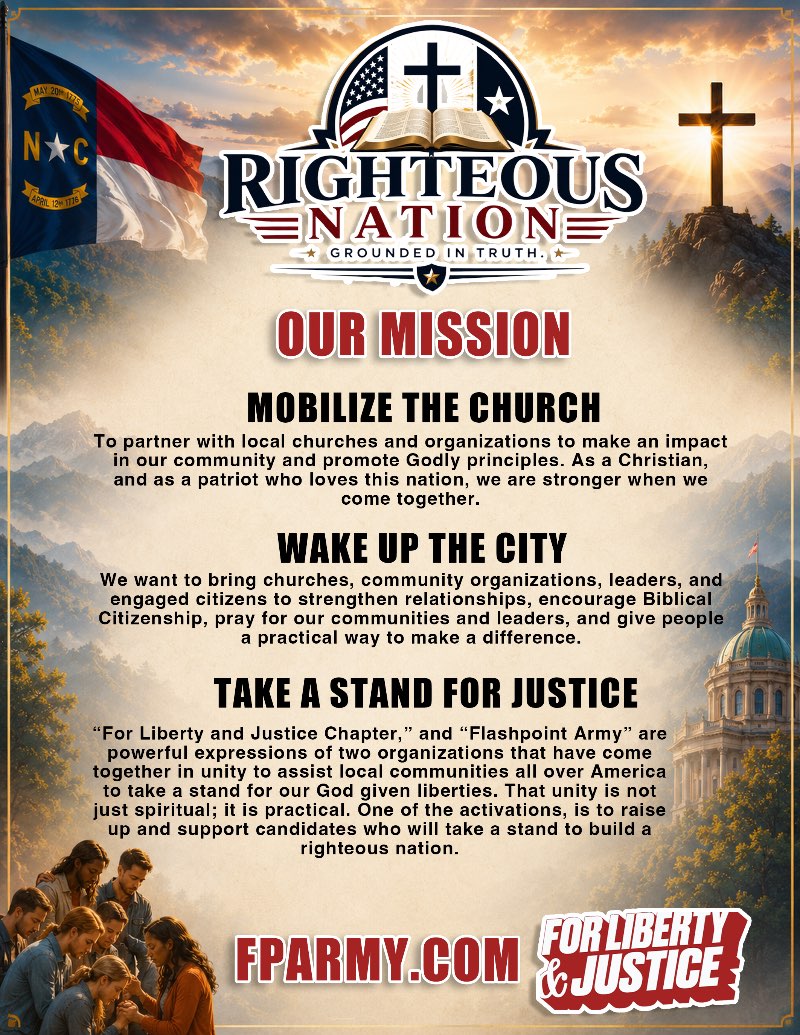 Night of Action with Flashpoint Army for Liberty and Justice Guilford County, NC